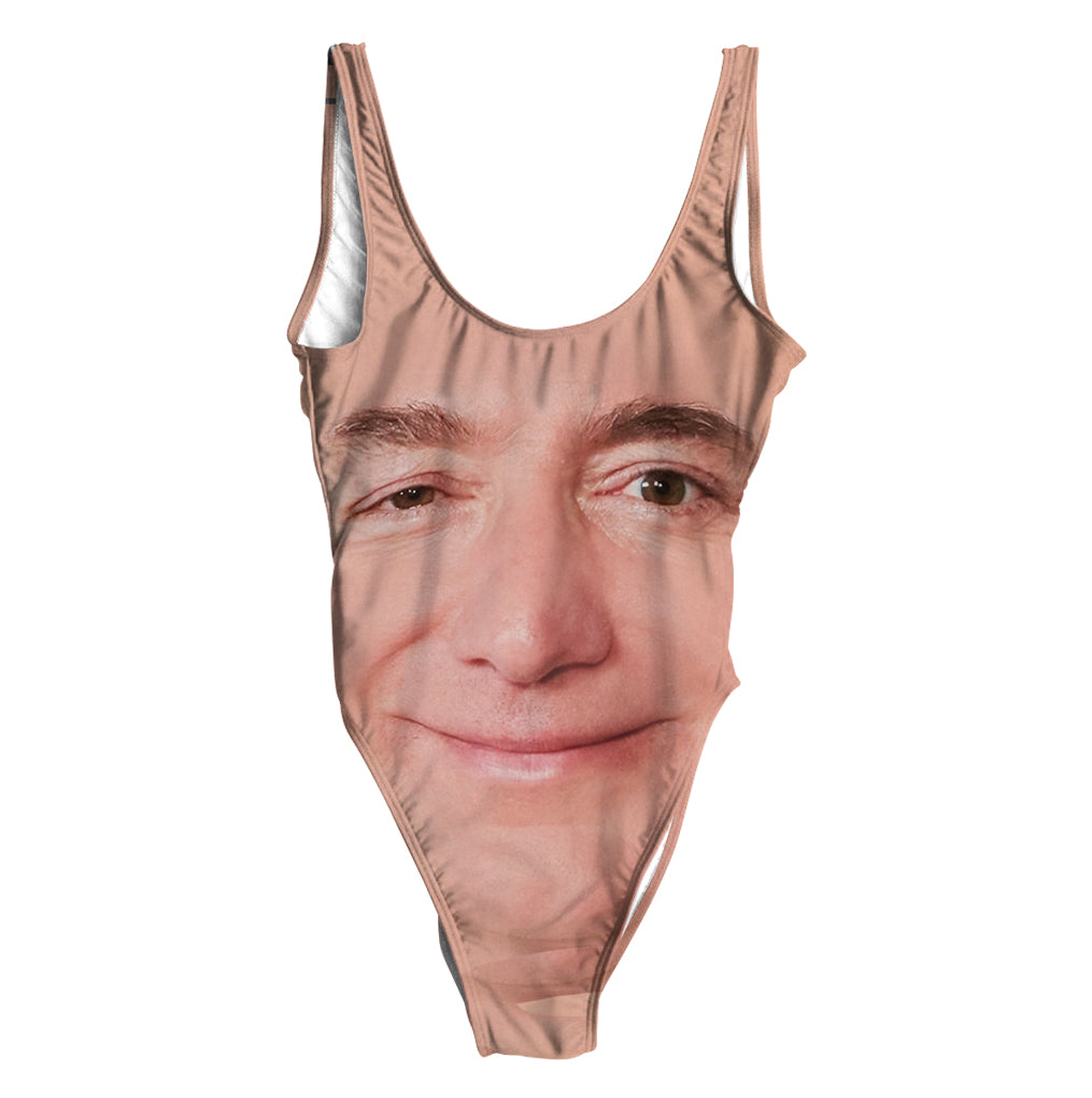 Jeff Bezos One Piece Swimsuit All Over Face