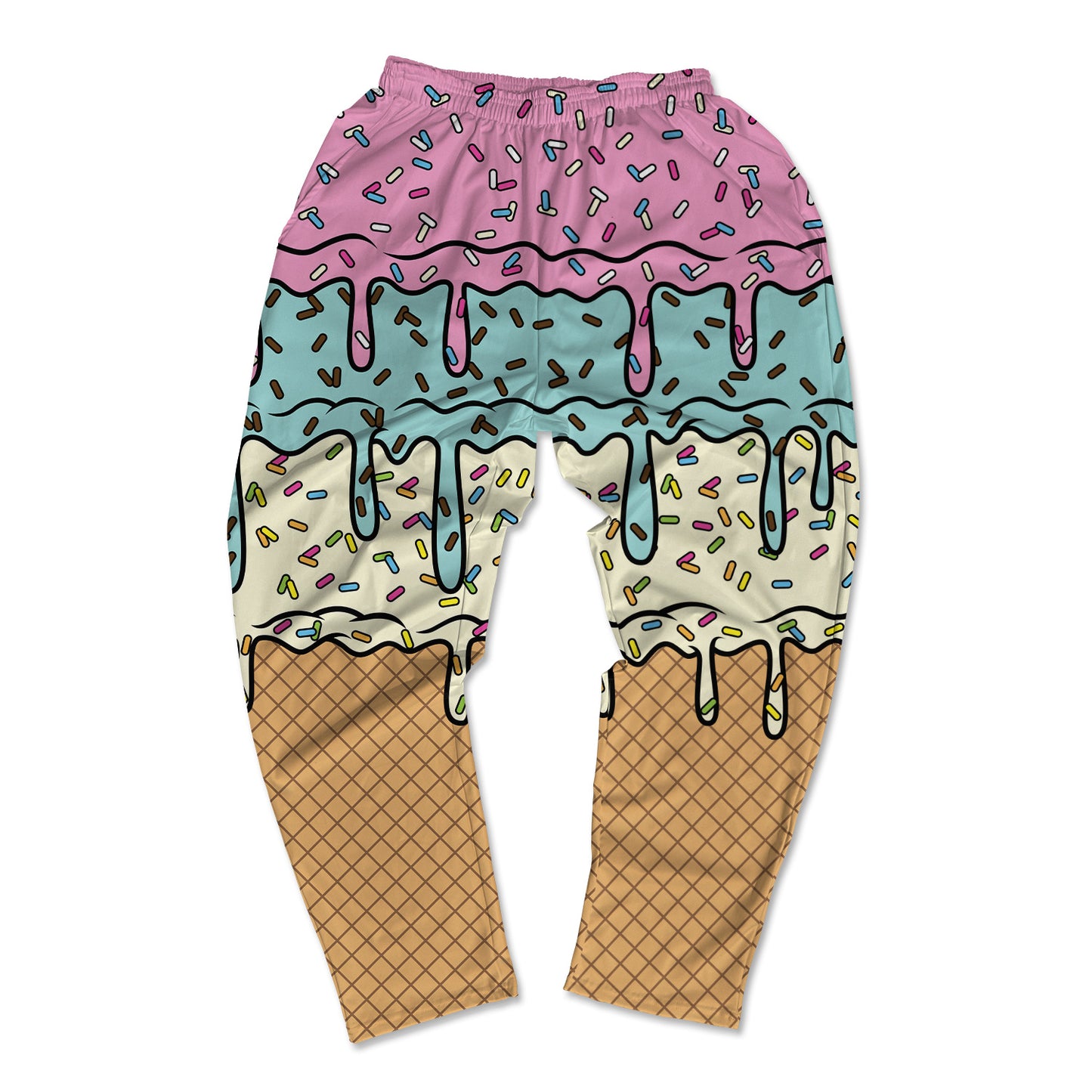 Ice Cream Drip Muscle Pants