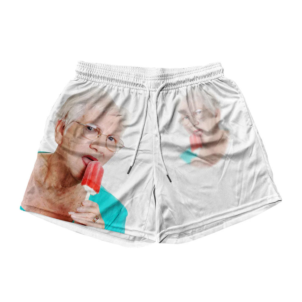 Popsicle Grandma Mesh Short