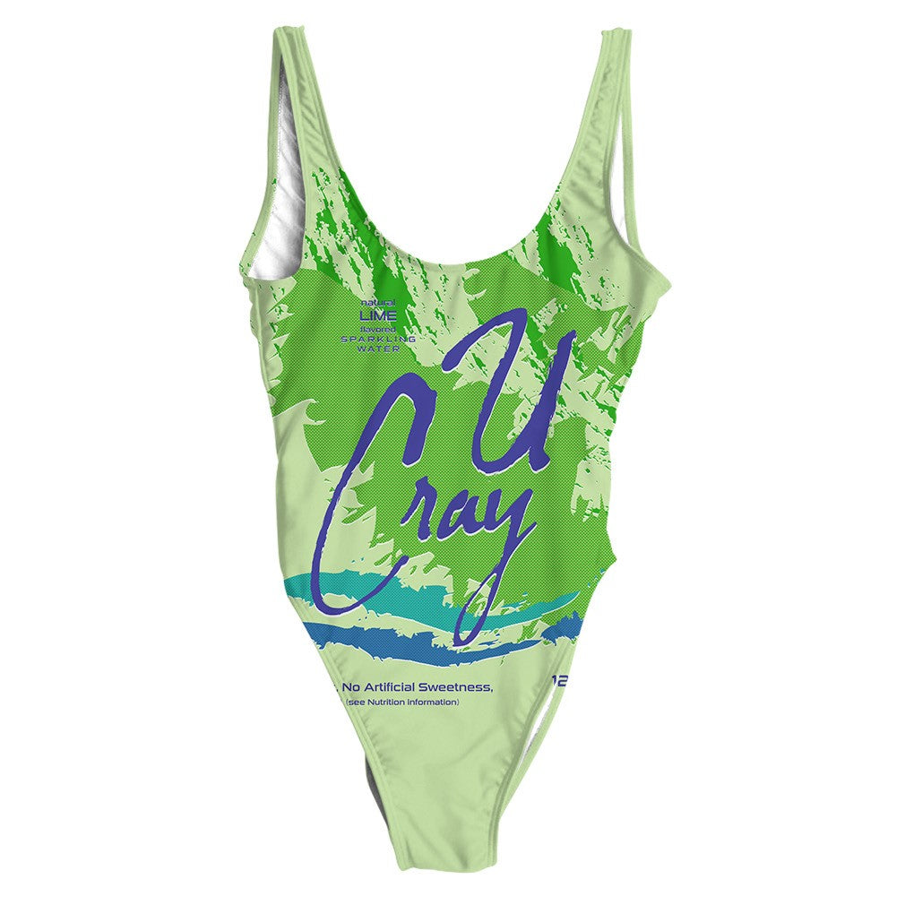 Lime Sparkling Water Swimsuit Regular