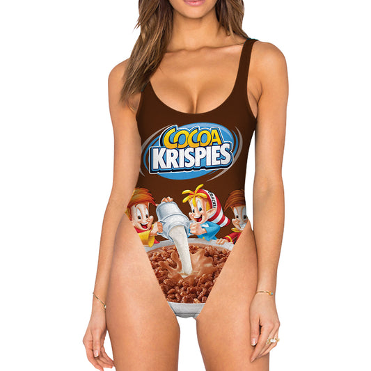 Cocoa Krispies Swimsuit - High Legged