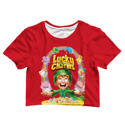 Lucky Charms Cotton Crop Tee