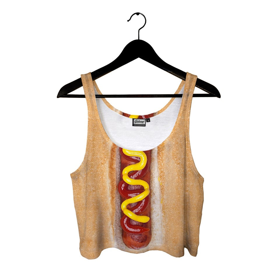 Hot Dog Crop Top