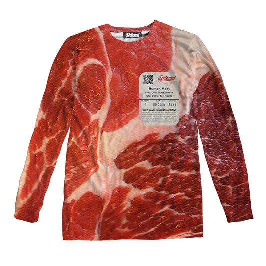 Human Meat Unisex Long Sleeve Tee