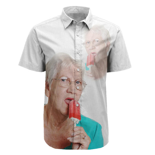 Popsicle Grandma Button Up