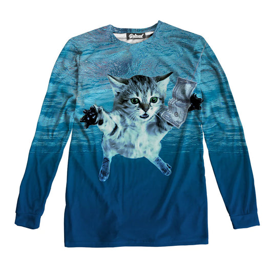 Nirvana Cat Unisex Long Sleeve Tee