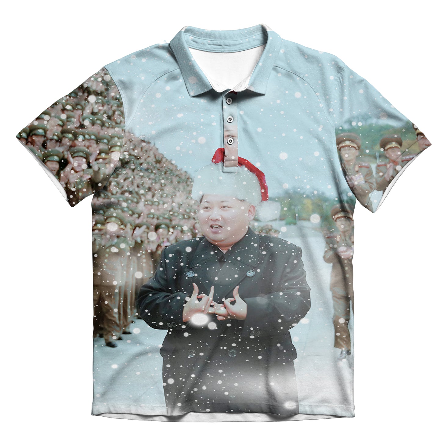 Suwo Kim Christmas Men's Polo Shirt