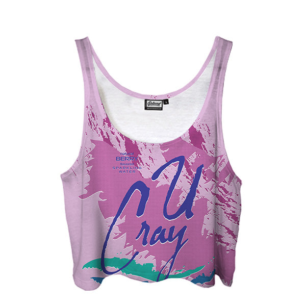 Berry Sparkling Water Crop Top