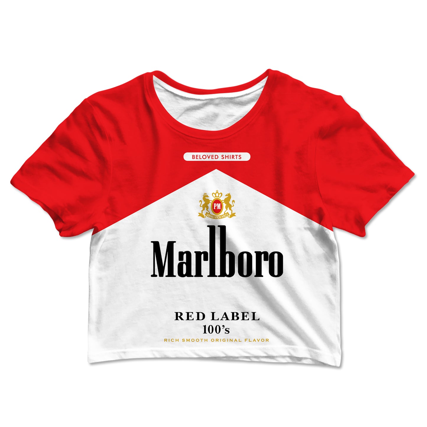 Red Label Cotton Crop Tee