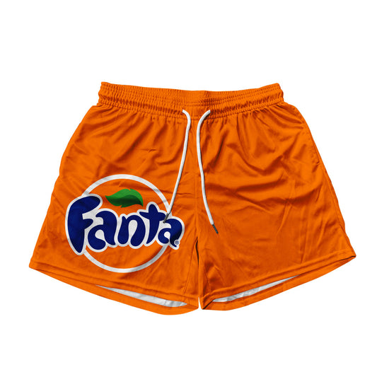 Fanta Orange Mesh Shorts