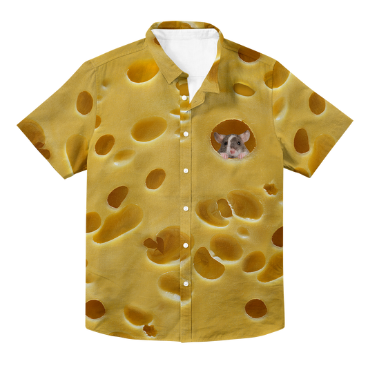 Swiss Mouse Hawaiian Button Up