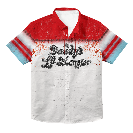 Daddy's Little Monster Hawaiian Button Up