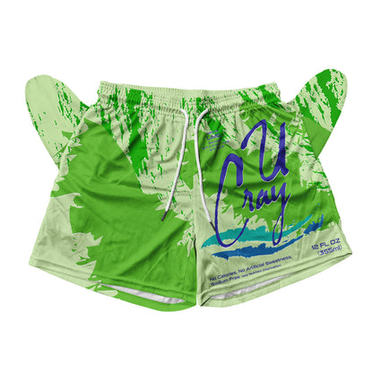 Lime Sparkling Water Mesh Short