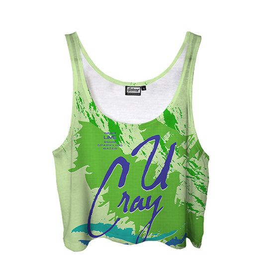 Lime Sparkling Water Crop Top