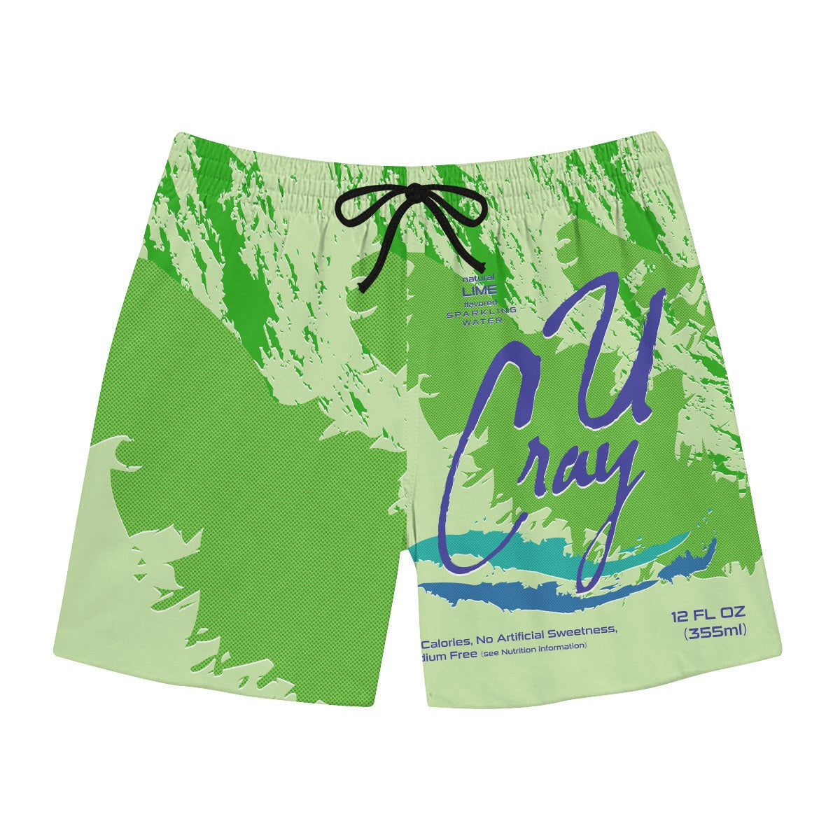 Lime Sparkling Water Swim Trunks