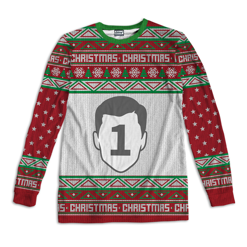 Custom Ugly Sweater Unisex Long Sleeve Tee