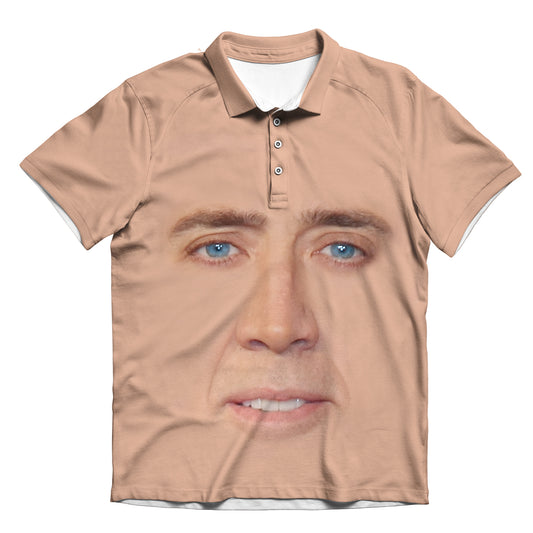 Cage Face Men's Polo Shirt