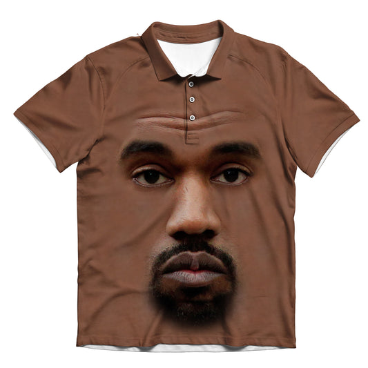 Kanye's Face Men's Polo Shirt
