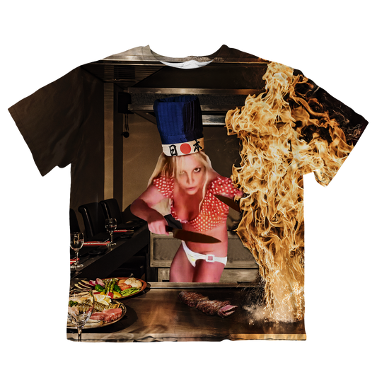 Hibachi Chef Spear Oversized Tee