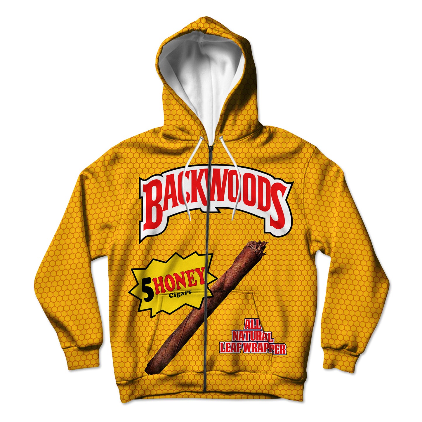 Backwoods Honey Unisex Zip Up Hoodie