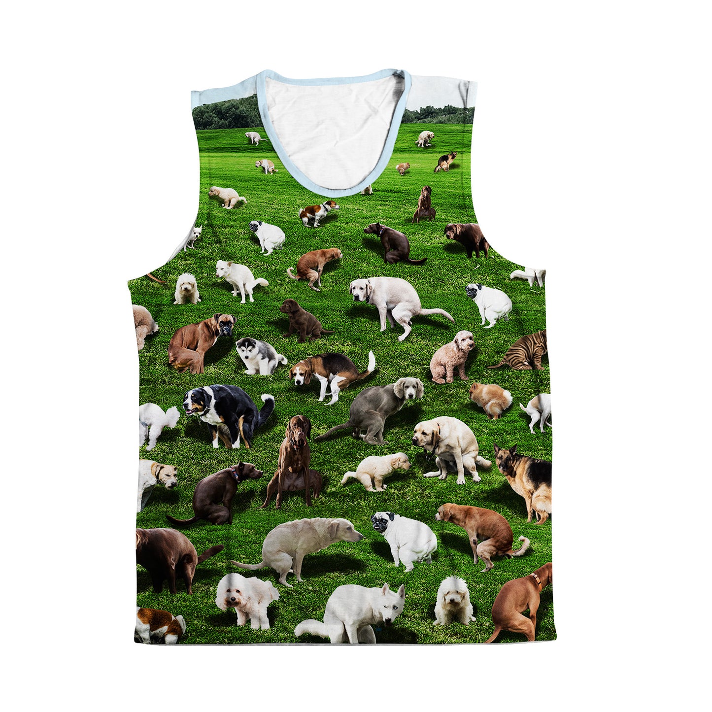 Pooping Dog Sleeveless Tee