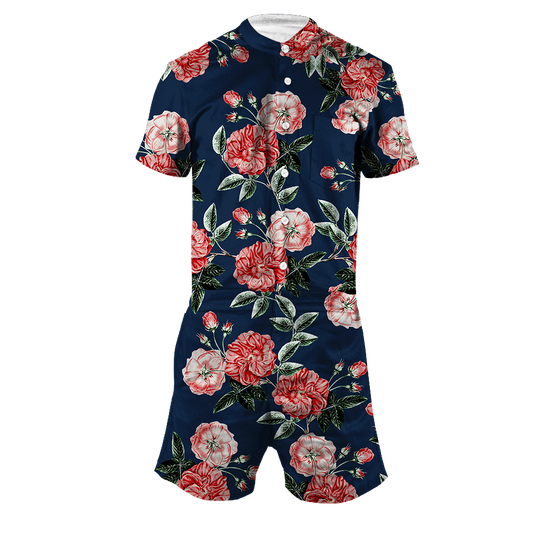 Vintage Rose Men's Romper