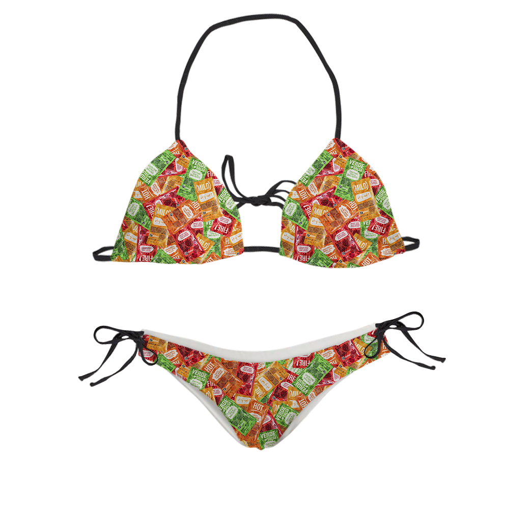 Hot Sauce Packets Sling Bikini Swimsuit