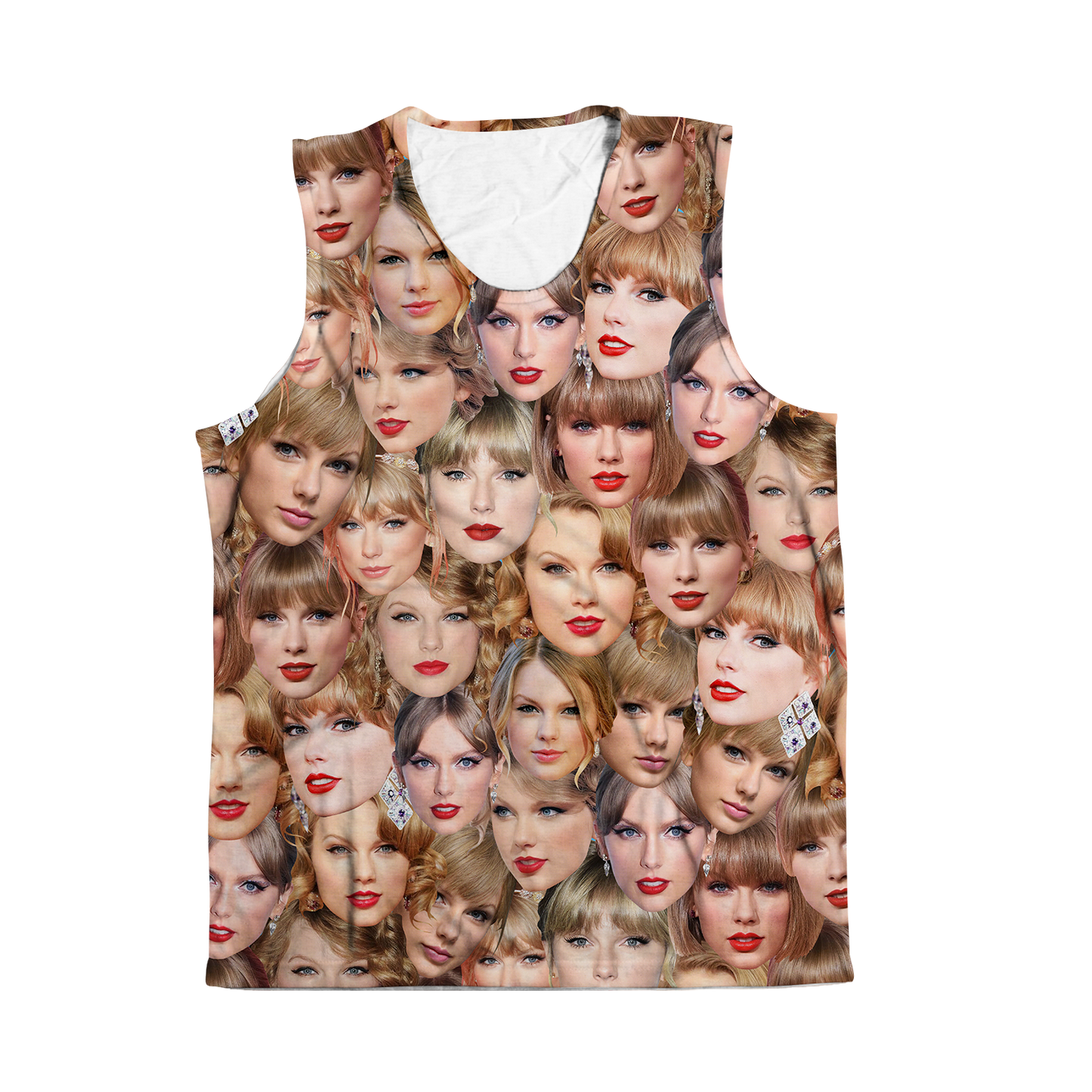 Taylor Allover Face Sleeveless Tee