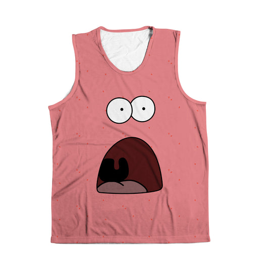 Shocked Pattern Sleeveless Tee