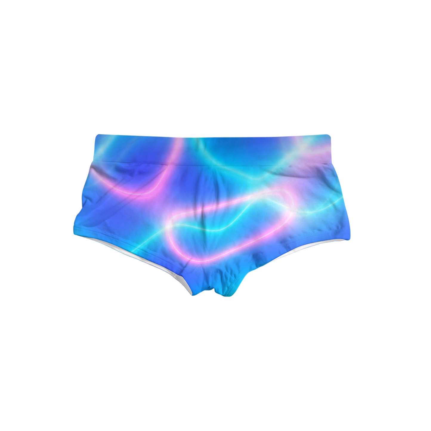 Neon Glow Triangle Swim Trunks