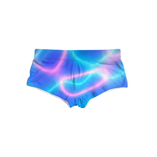 Neon Glow Triangle Swim Trunks