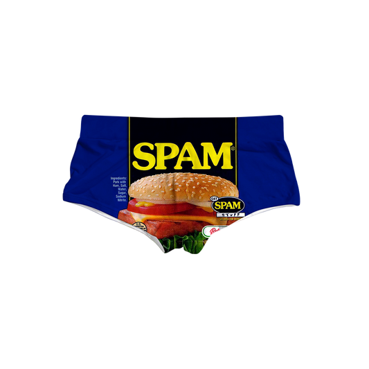 Spam Triangle Swim Trunks