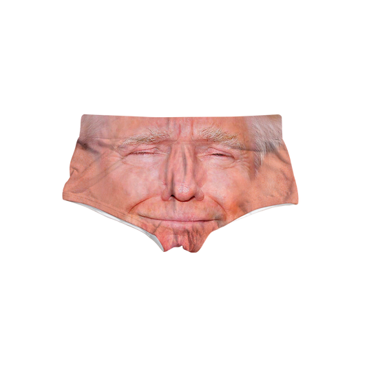 Donald's Smile Triangle Swim Trunks