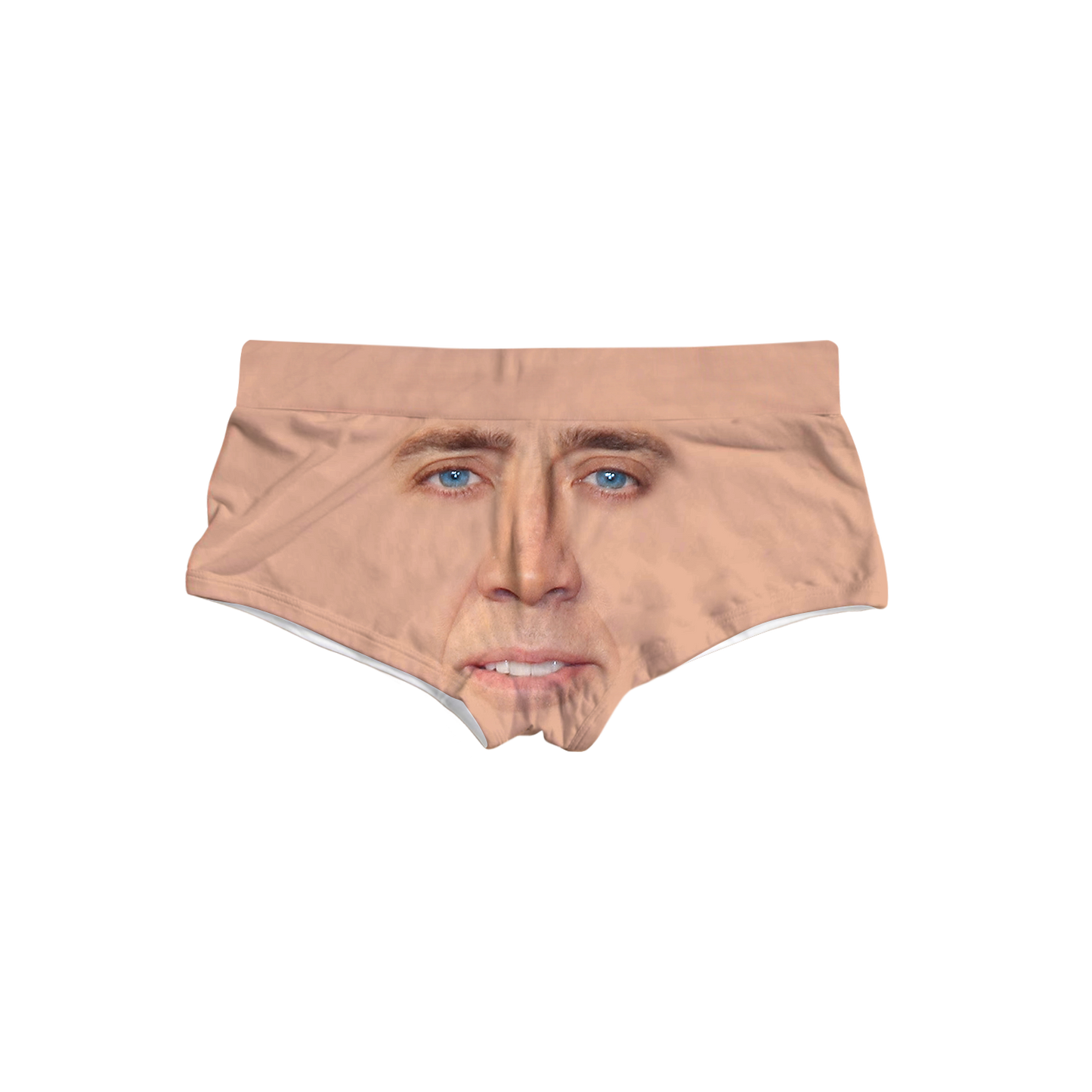 Cage Face Triangle Swim Trunks