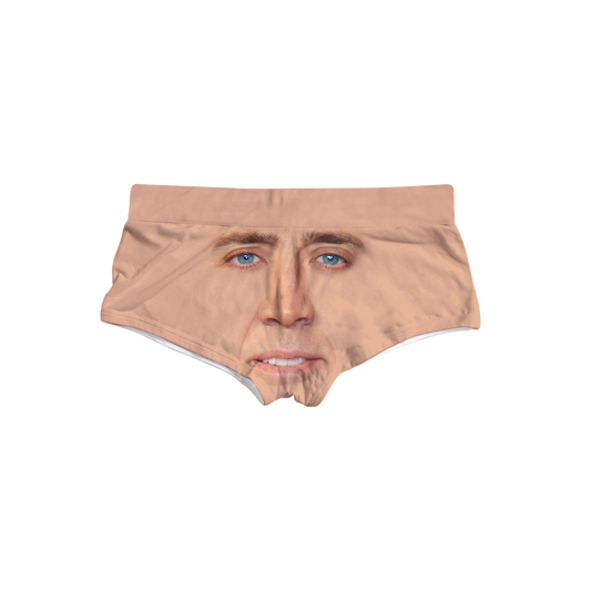 Cage Face Triangle Swim Trunks