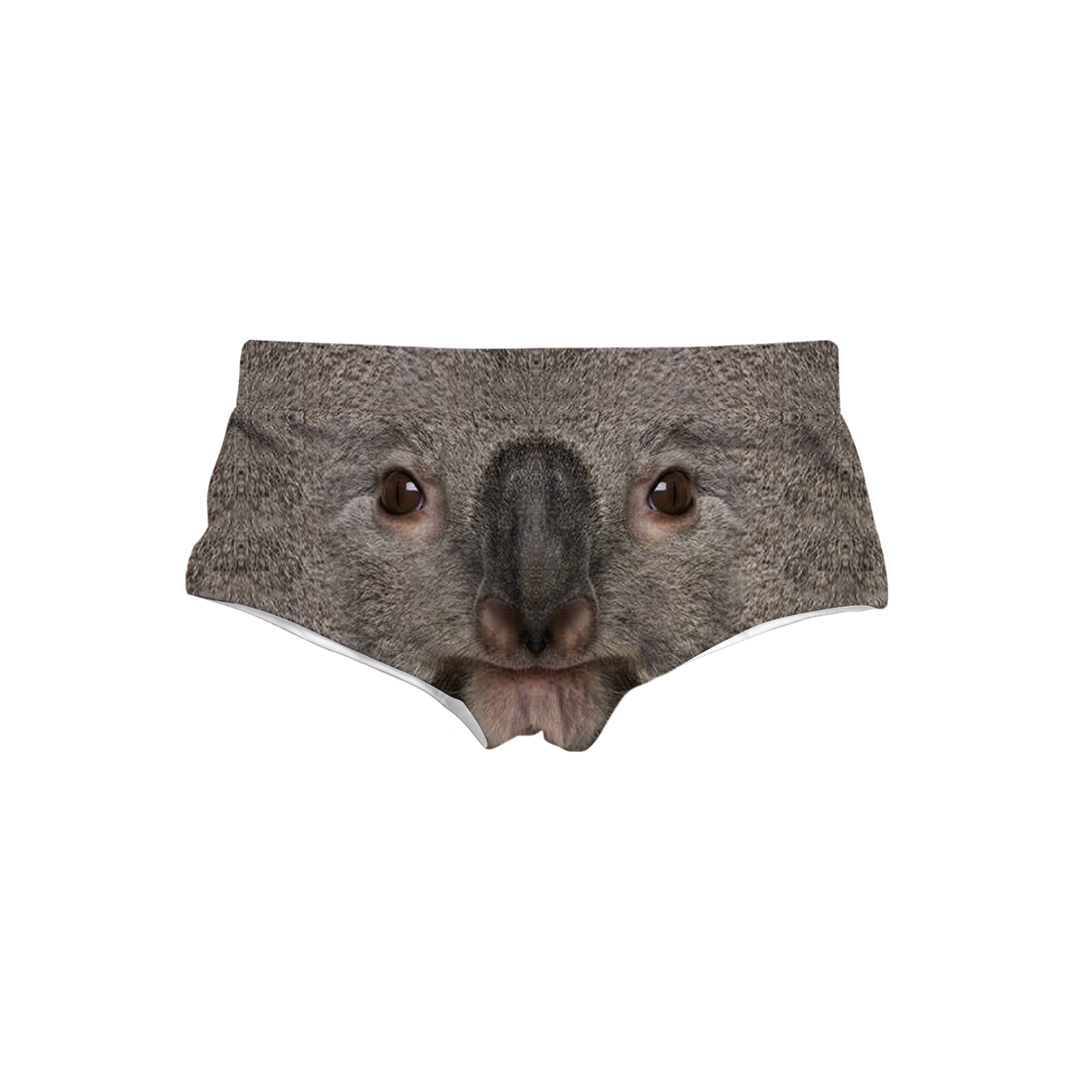 Koala Face Triangle Swim Trunks