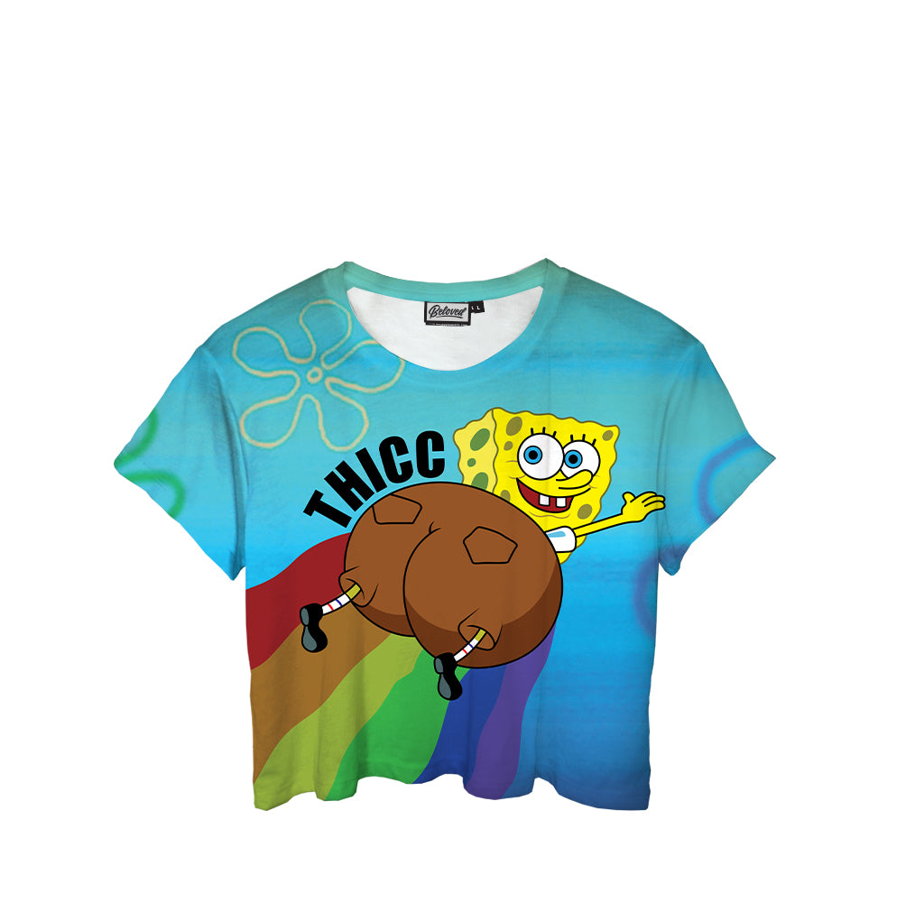 Thicc Sponge Cotton Crop Tee