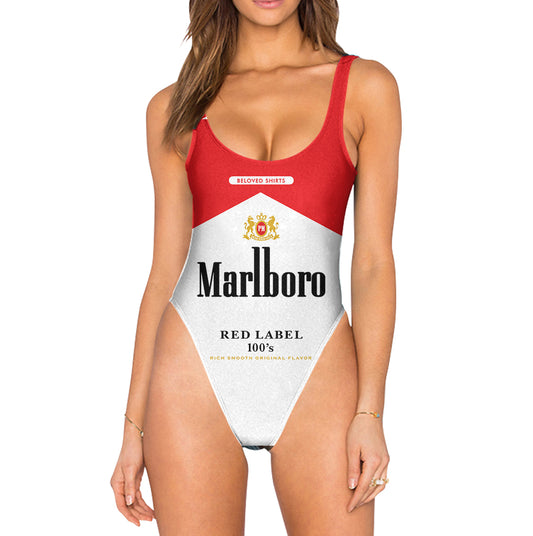 Red Label Swimsuit High Legged