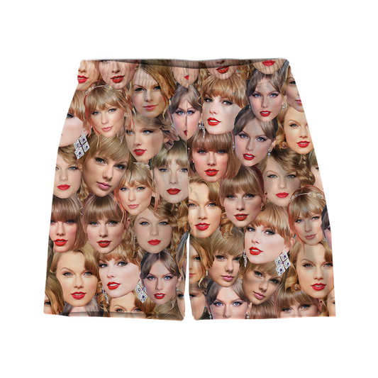 Taylor Allover Face Weekend Shorts