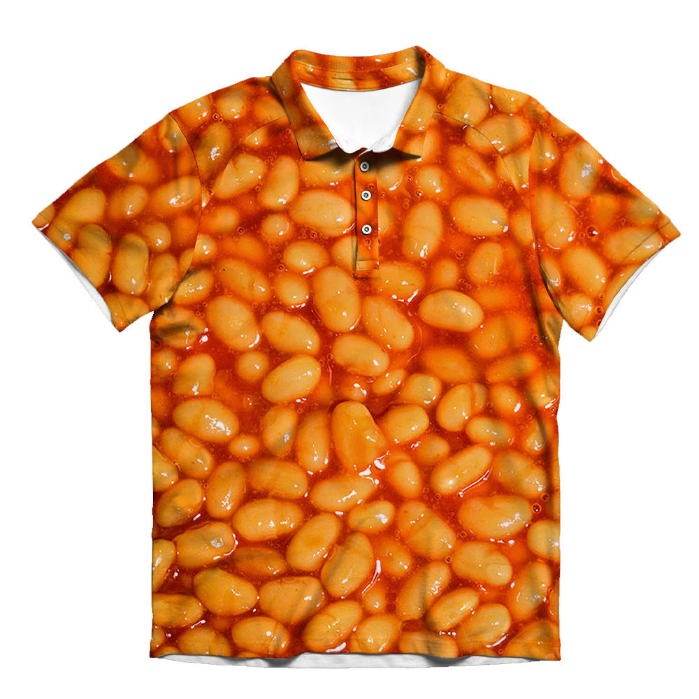 Baked Beans Men's Polo Shirt