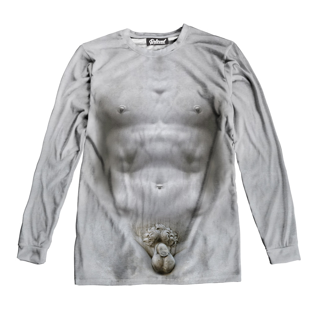 David Statue Unisex Long Sleeve Tee