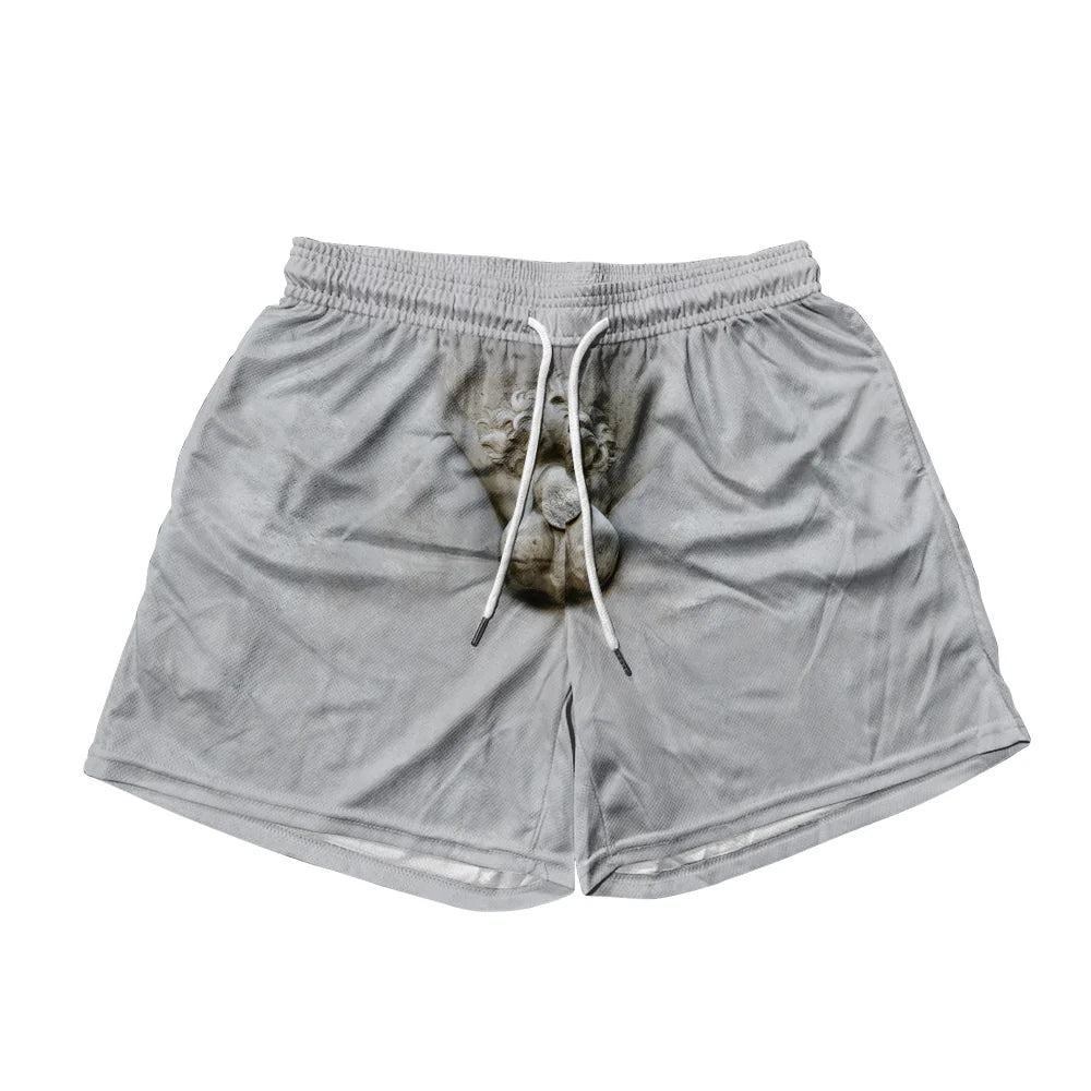 David Statue Mesh Short