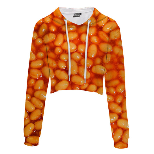 Baked Beans Crop Hoodie