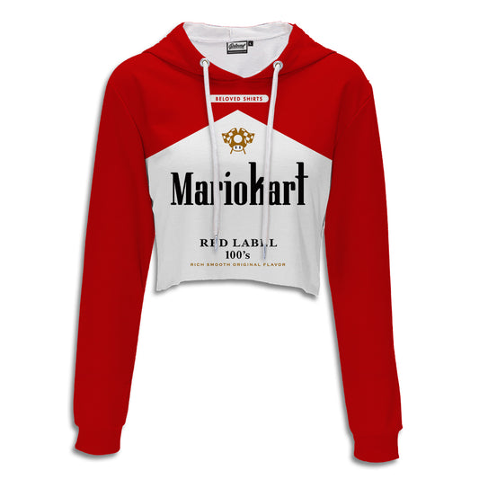 Mariokart Crop Hoodie