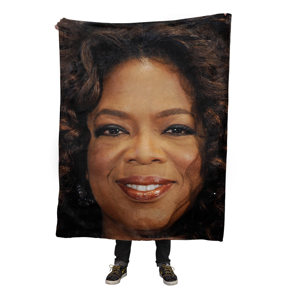 Oprah Face Blanket