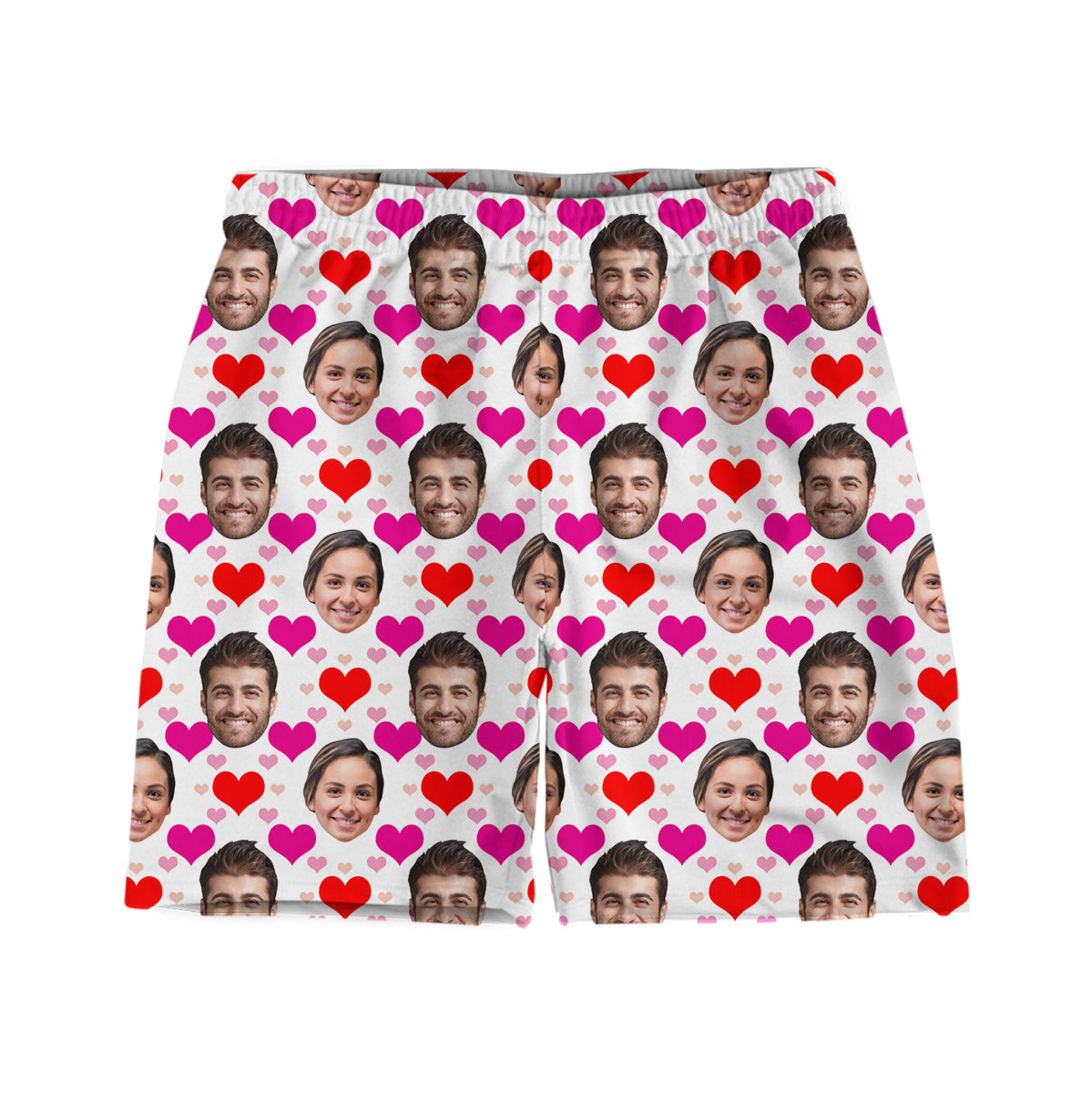 Face And Heart Custom Weekend Shorts