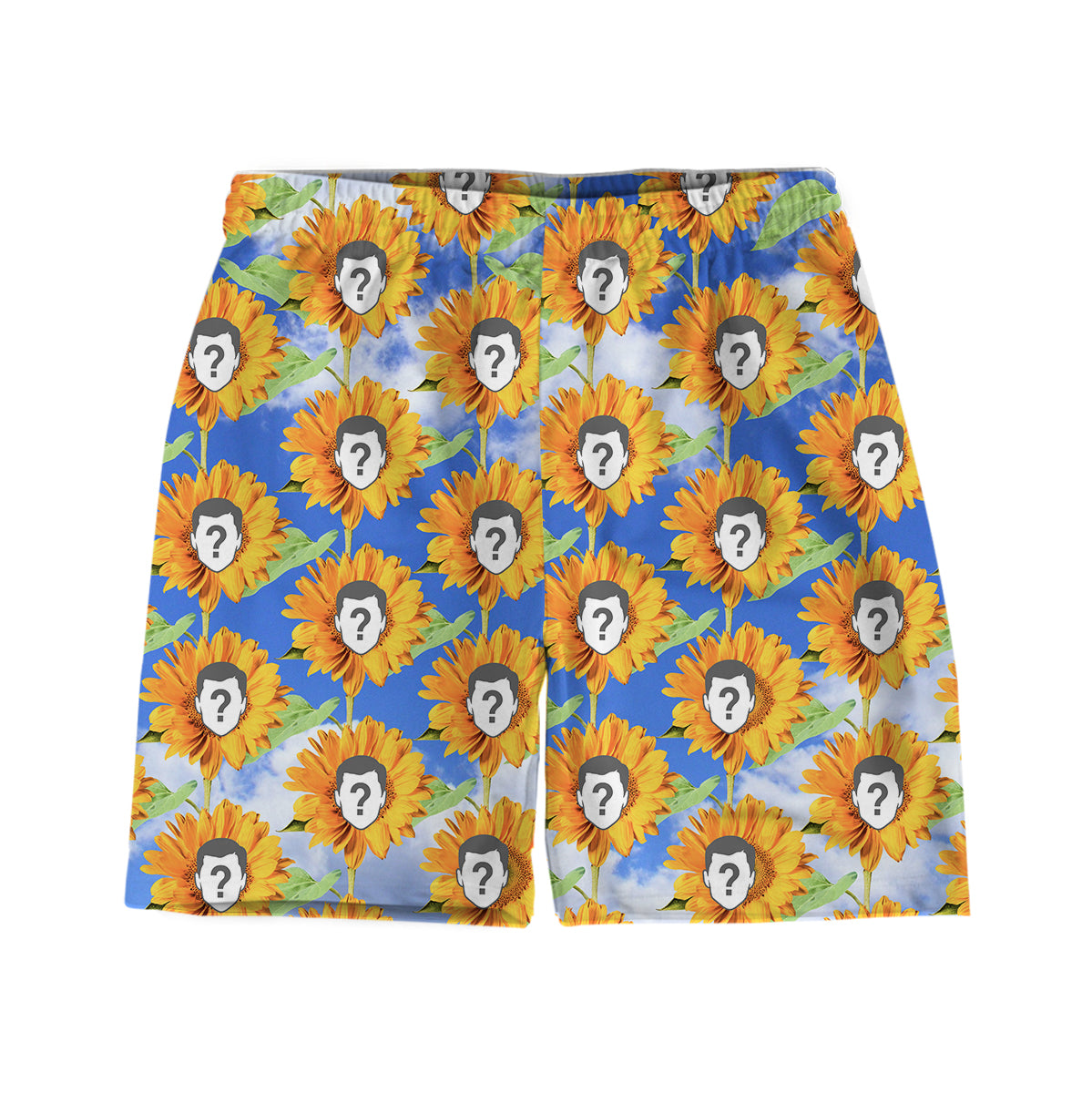 Sunflower Pattern Custom Weekend Shorts