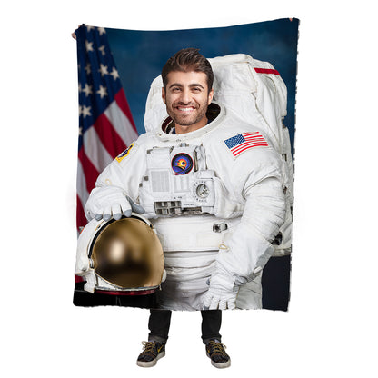 Astronaut Custom Blanket