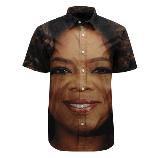 Oprah Face Button Up