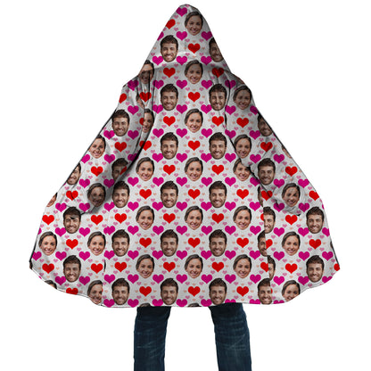 Face And Heart Custom Cloak